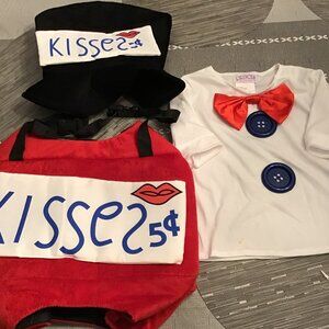 Princess Paradise Kissing Booth Halloween Costume, size xs/s